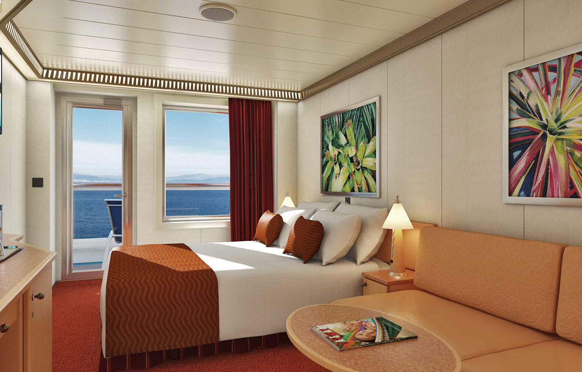 carnival cruise room balcony