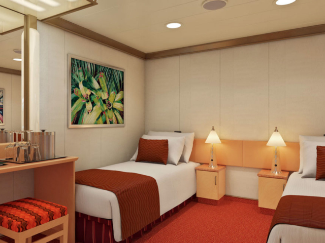 Interior Stateroom on Carnival Cruise