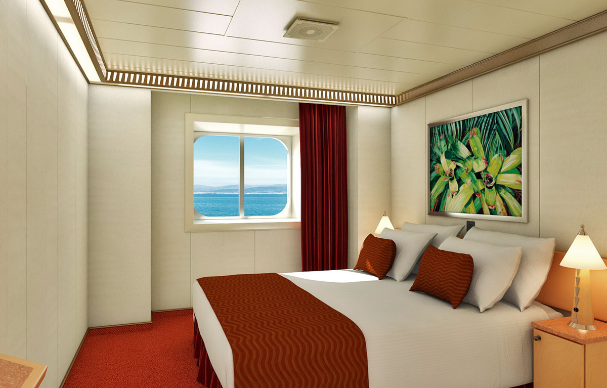 Ocean View Stateroom on Carnival Cruise