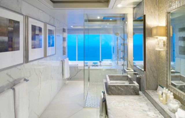 Penthouse Bathroom on Crystal Cruises