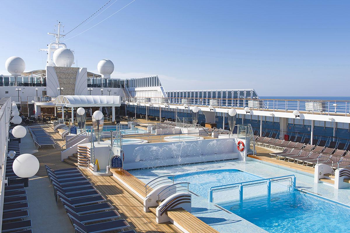 Pool on MSC Cruise
