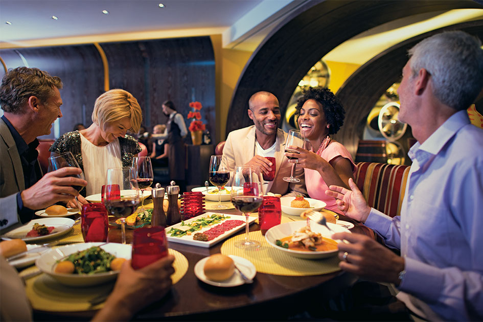 cruise ship dining options