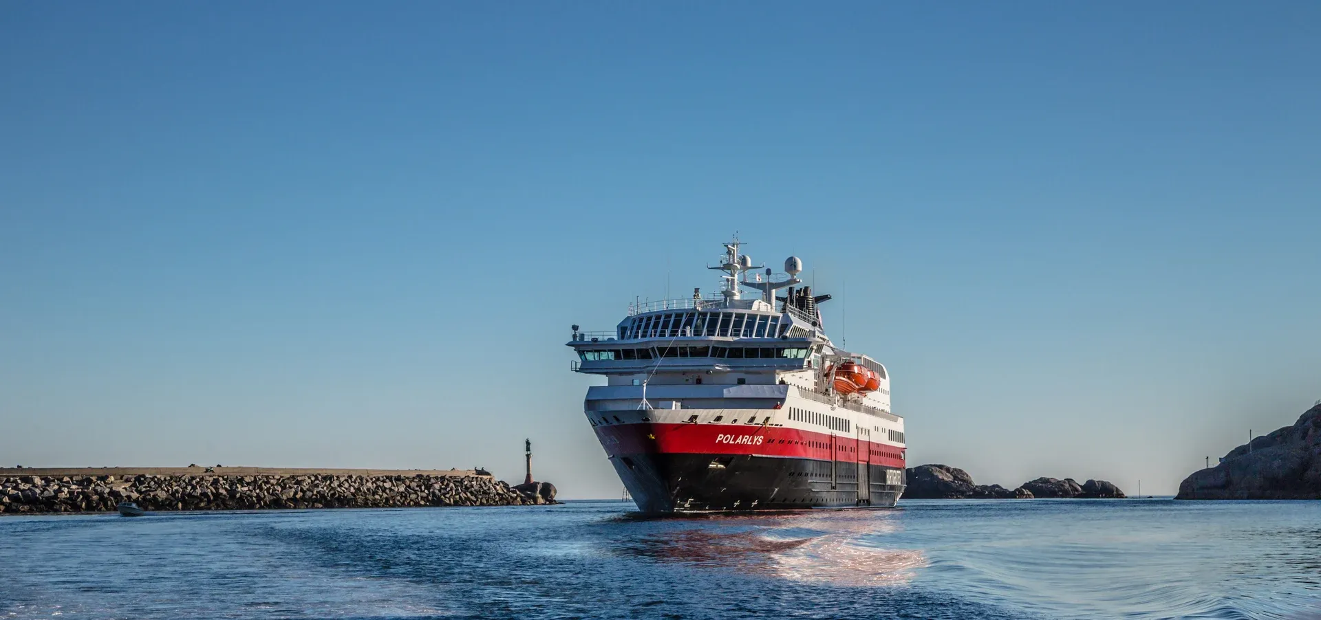 MS Polarlys ship by Hurtigruten