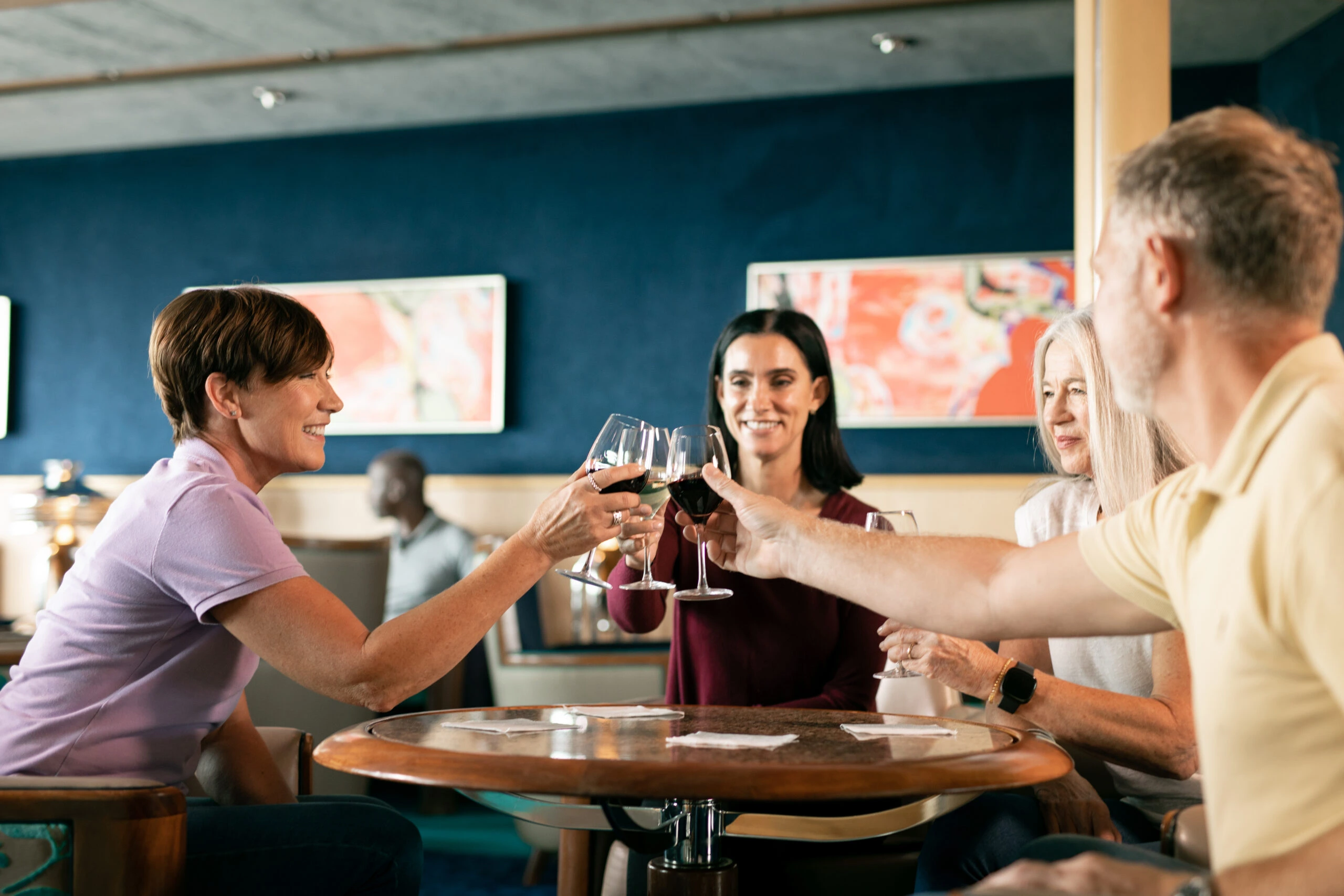 People in the Bar Onboard
