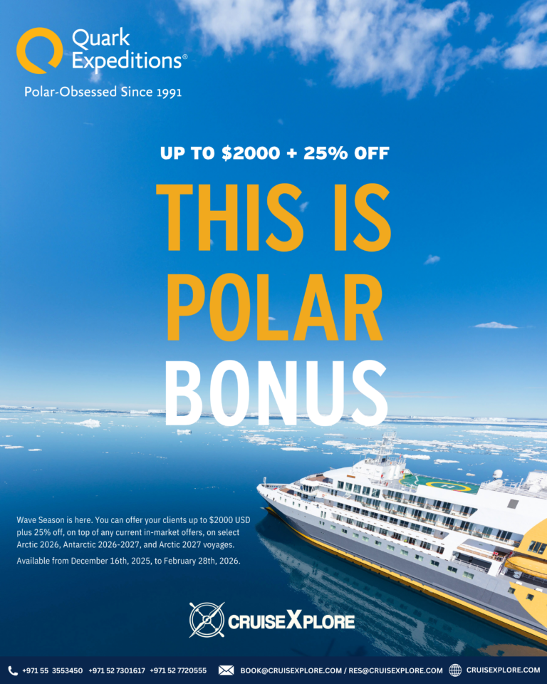 Save up to $2,000 USD on select Quark Expeditions