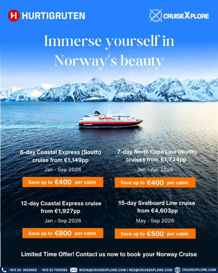 2026 Hurtigruten Norway Cruises Save up to €800!