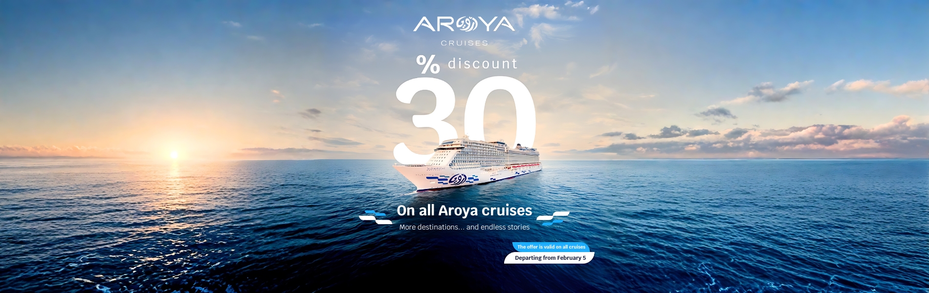 Enjoy up to SAR 5000 off the second guest in Aroya Cruise