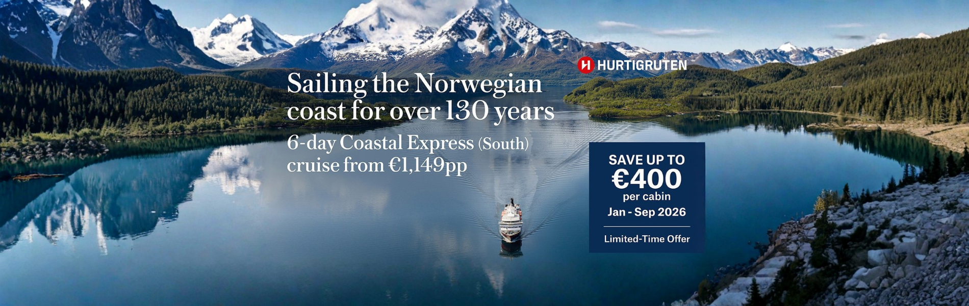 Book Hurtigruten with CruiseXplore and save up to 25%