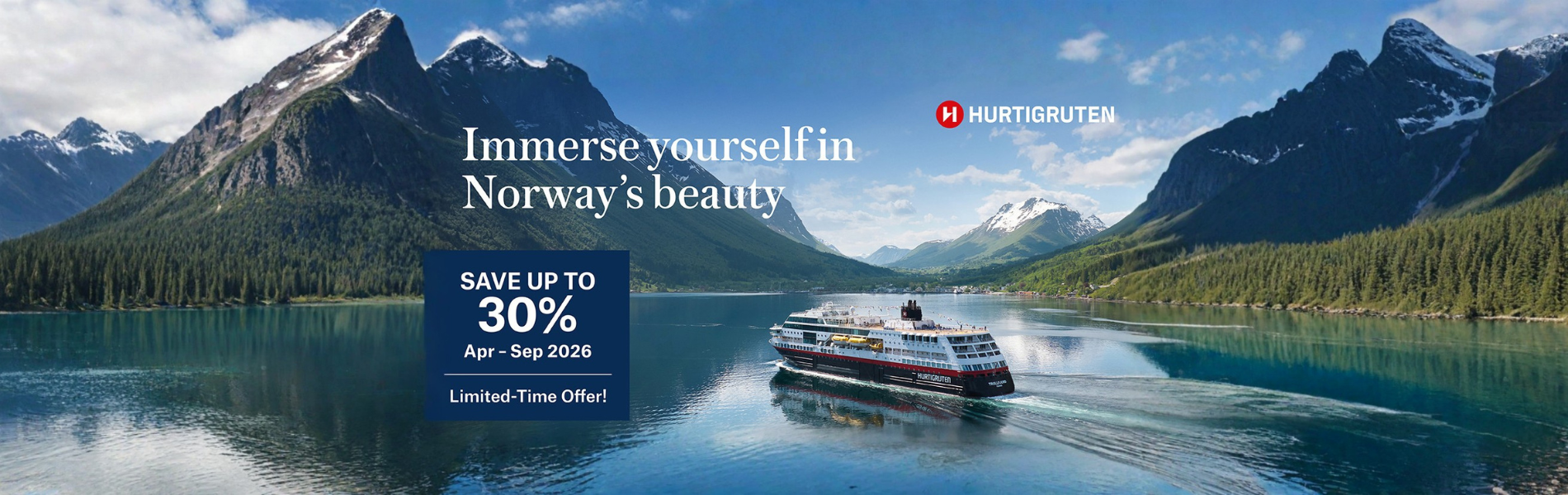 Book Hurtigruten with CruiseXplore and save up to 25%
