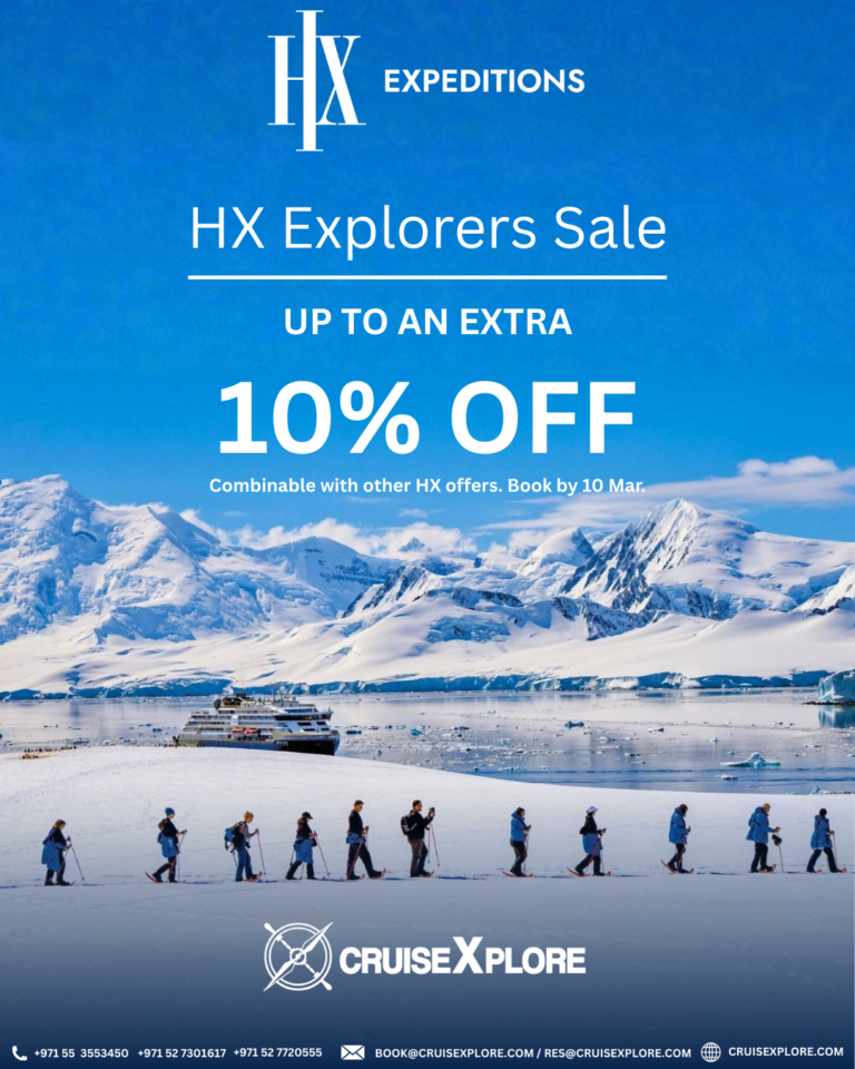 HX Expeditions Sale Extra 10% Off Polar & Arctic Cruises