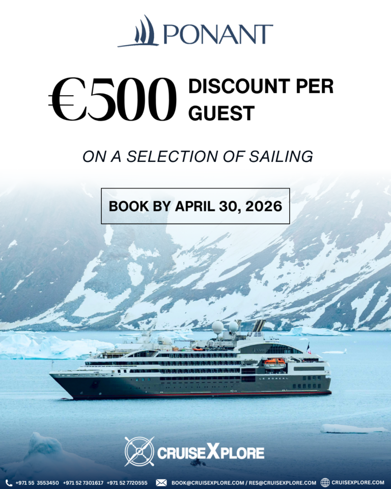 Best Luxury Cruise Deals Save €500 on Selected Sailings on Ponant