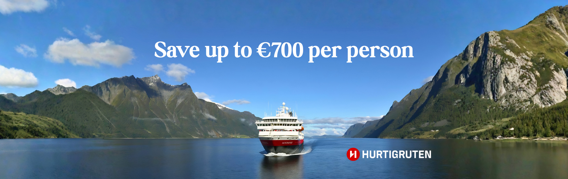 Save up to €700 per person by Hurtigruten with CruiseXplore