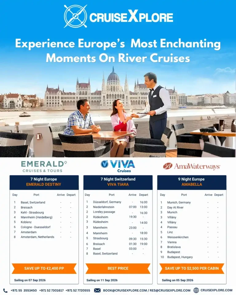 Book Europe River Cruises this September with Exclusive Deals 2026