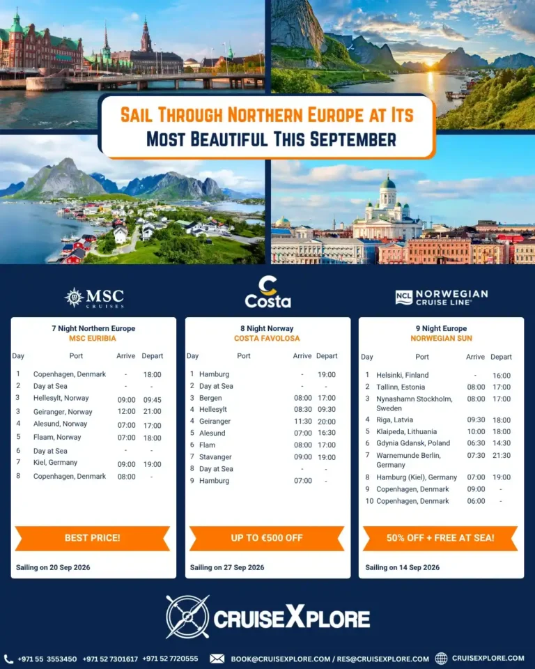 September Northern Europe Cruise Deals 2026