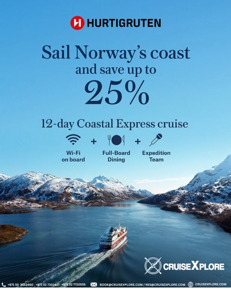 Save up to 25 on Northern Lights Cruises with Hurtigruten Norway Cruises
